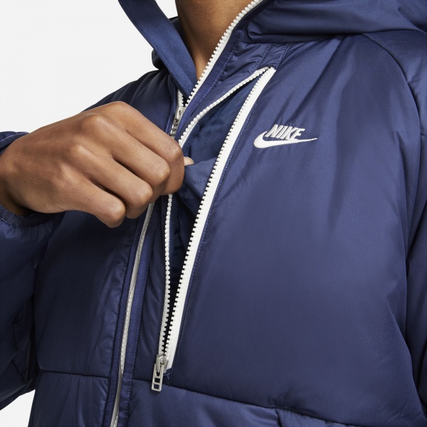 Куртка Nike M NSW TF RPL LEGACY HD JKT DD6857-410 р.S темно-синій