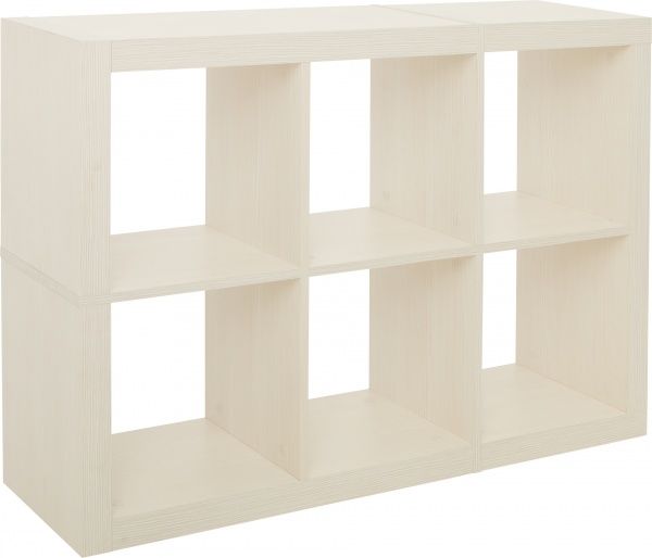 Шкаф-тумба Inteo Кубус МИКС 2х3 (3D HDF) 792x1146x290 мм вудлайн кремовый 