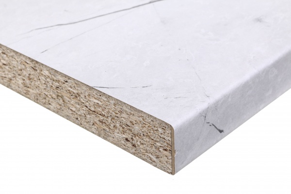 Стільниця LuxeForm R3 S147 3050x600x38 мм мармур мілтон