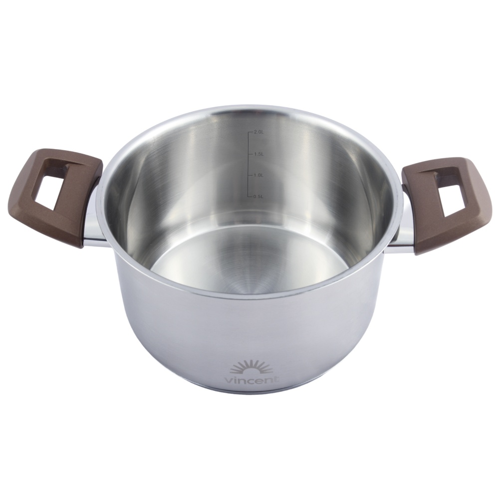 Кастрюля с крышкой Vincent 18 см 2,4 л VC-3186-18