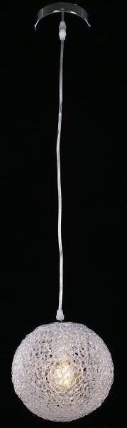 Подвес Accento lighting Almeria 1x40 Вт E27 хром 