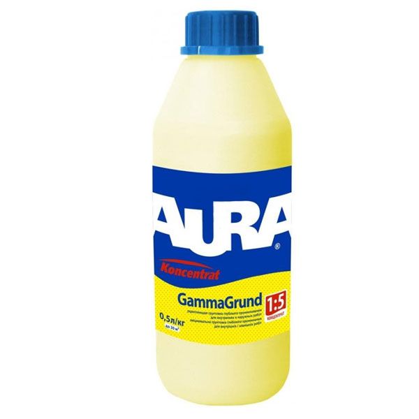Ґрунтовка глибокопроникна Aura Koncenntrat GammaGrund 0.5 л