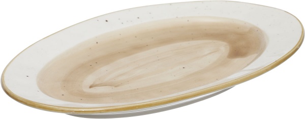 Тарелка обеденная 30 см светло-коричневая FB3702LB-12CS Alt Porcelain