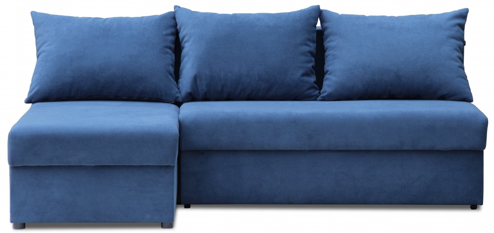 Диван кутовий Берегиня Скай лівий синій 2000x1450x770 мм