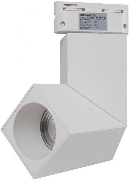 Трековый прожектор Светкомплект DLP-12 LED 12 Вт 4500 К белый 