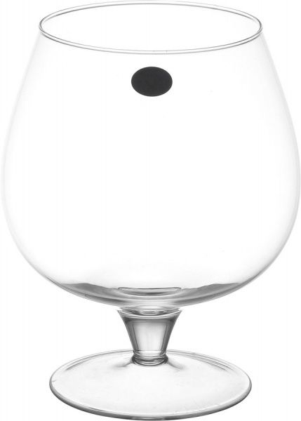 Ваза стеклянная прозрачная коньячка 1 л