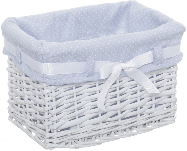 Кошик плетений з текстилем 31x22x20 см HQ13-4TK-4 