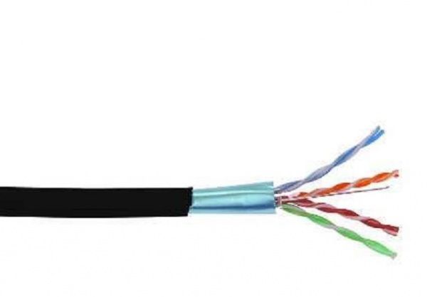 Кабель связи многожильный IEK FTP ШПД кат.5E solid LDPE (BC3-C5E04-339) 0,48 медь 