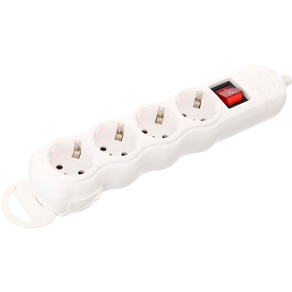 Колодка Expert Power із заземленням 4 гн. білий BNG-SS4SGR-WH 