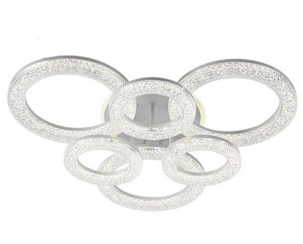 Люстра светодиодная Victoria Lighting с пультом 108 Вт белый Rosa/PL6 white