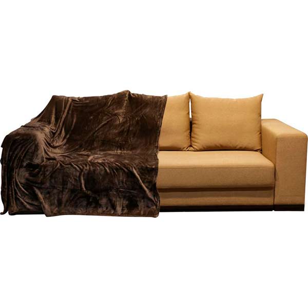 Плед La Nuit Basic brown 200x220 см