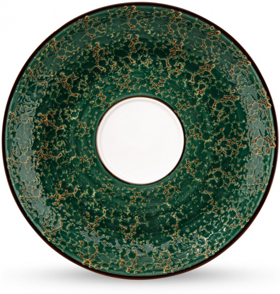Блюдце Splash Green 15 см WL-667536/B Wilmax