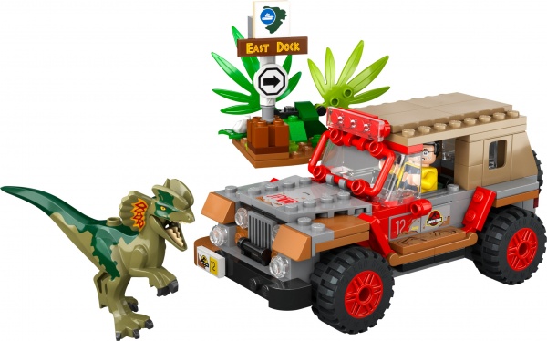 Конструктор LEGO Jurassic World Засада дилофозавра 76958