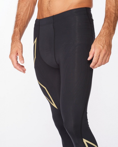 Тайтсы 2XU Light Speed Compression Tights 1/1 MA5305b_BLK/GRF р.L черный