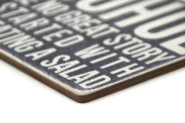 Постер деревянный 