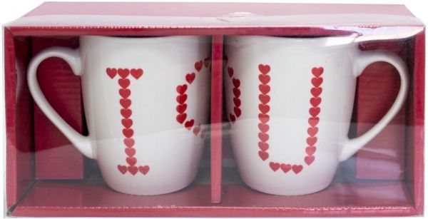 Набір чашок I love you 360 мл 2 шт./уп. 21-279-024 Keramia