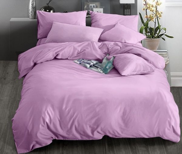 Комплект постільної білизни Рожево-бузковий євро Word of Dream 