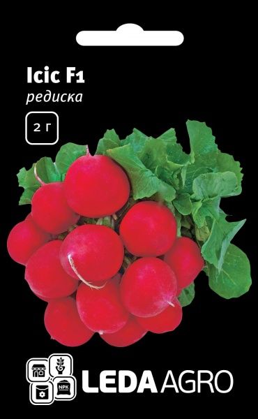Семена LedaAgro редис Исис F1 2г (4820119794616)
