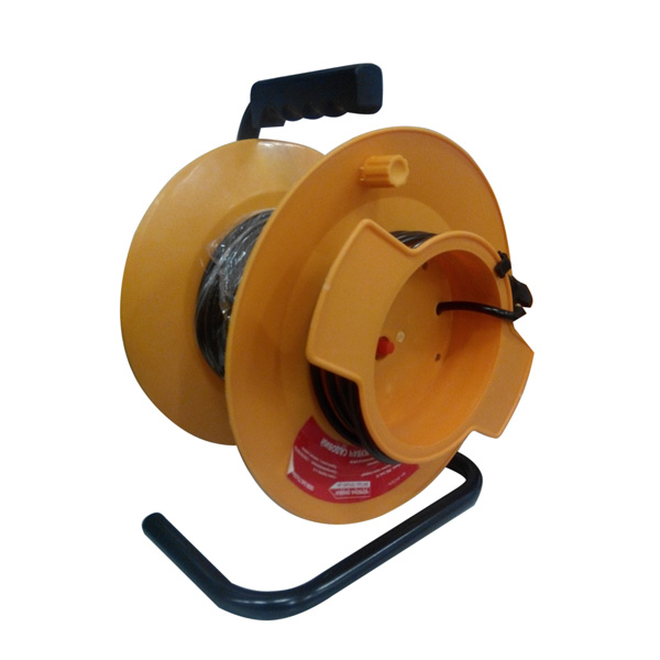 Удлинитель на катушке UP! (Underprice) без заземления черный 50 м CRGR-2x0.75x50m 