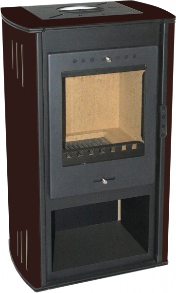 Печь-камин Alaska Хомер-1 коричневый