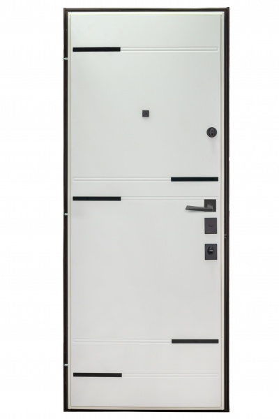 Двері вхідні Булат Термо Мегаполис 528 мусонне дерево / мусонне дерево світле 2050x850 мм праві