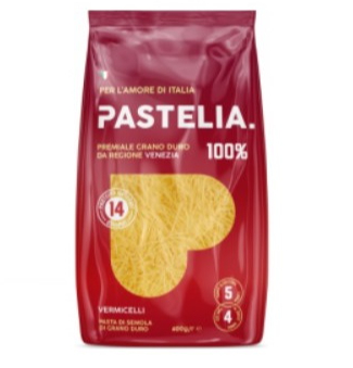 Макароны Pastelia 400 г Вермишель тонкая короткая 