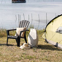 Стілець пластиковий Bica Maryland 88x73x80 см сіро-бежевий 