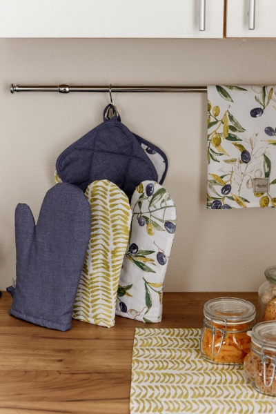 Рукавица Oliva 18x31 см белый с принтом La Nuit 