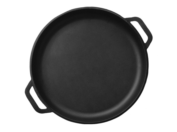 Казан Brizoll ø360 мм 137 мм 10 л азиатский чугунный 10 л с чугунной крышкой-сковородой