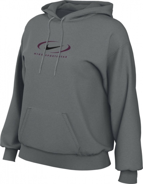 Джемпер Nike W NSW FLC OS PO HDY SWSH FN7698-084 р.L сірий