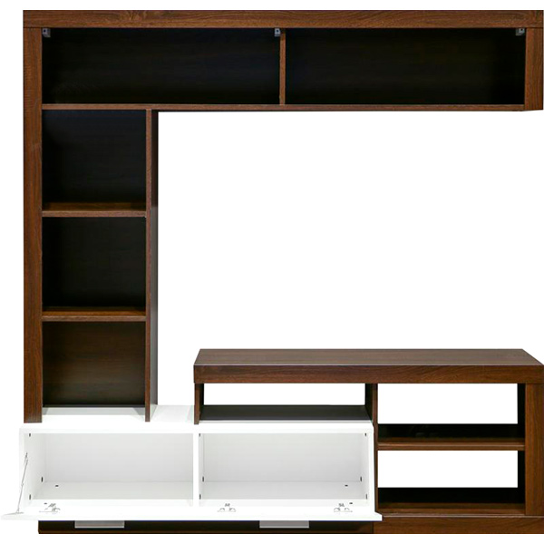 Стенка RTV Floks VMV Holding дуб сонома шоколад белый титан 