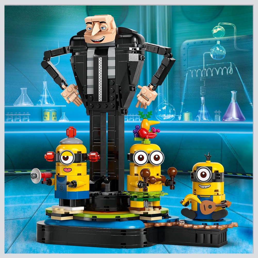 Конструктор LEGO Minions Ґру й посіпаки з кубиків 75582