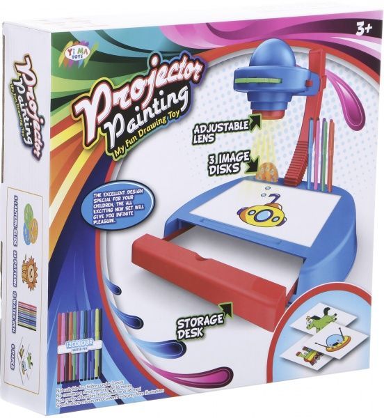 Столик для рисования Shantou с подсветкой синий 2222251579014