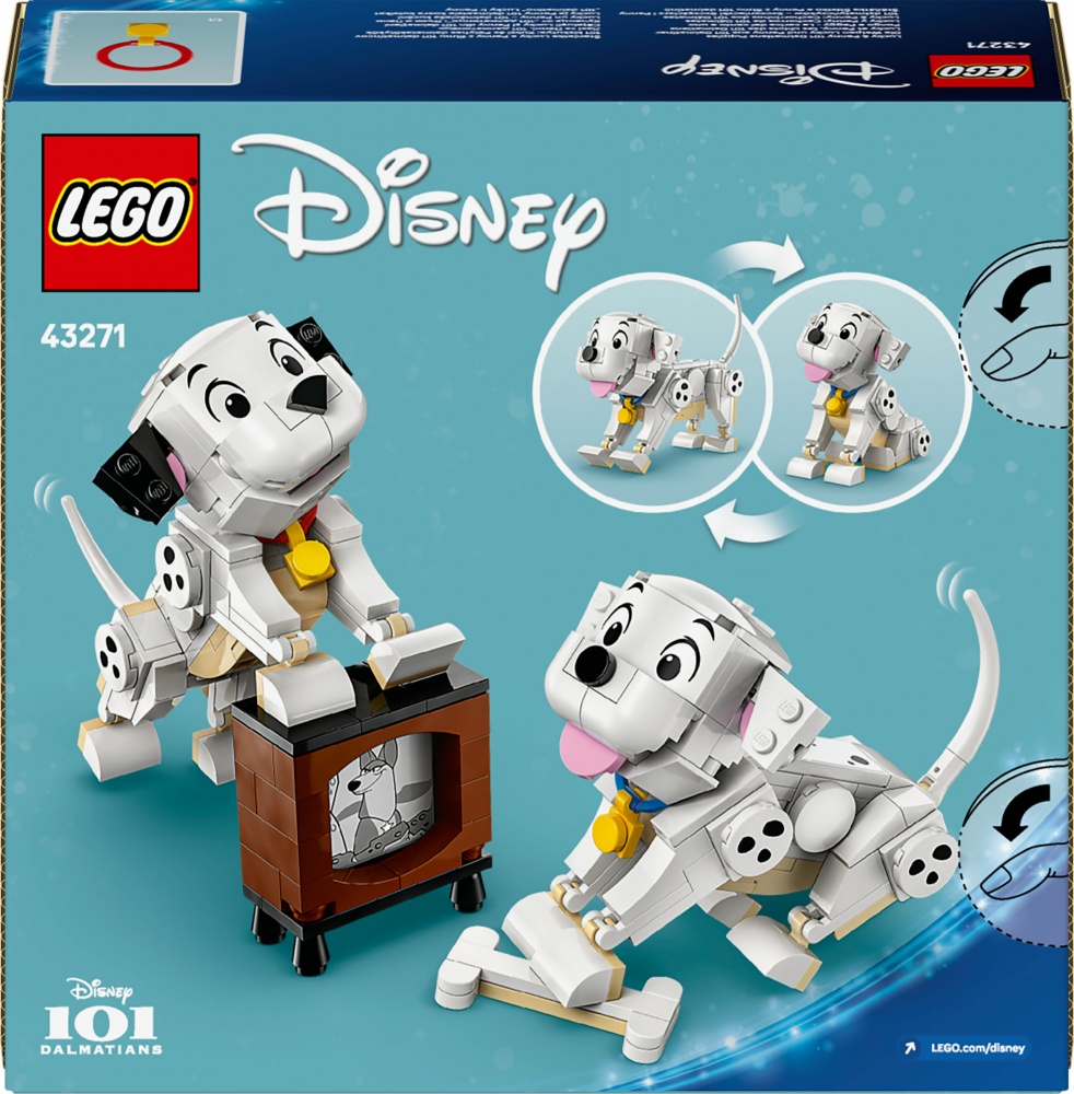 Конструктор LEGO Disney Лакі та Пенні. 101 далматинець 43271