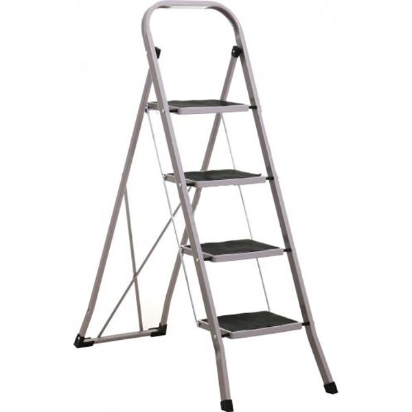 Драбина Expert Tools сталева з пластиковими накладками на 4 сходинки 436C Юпітер WK2040-3 436C