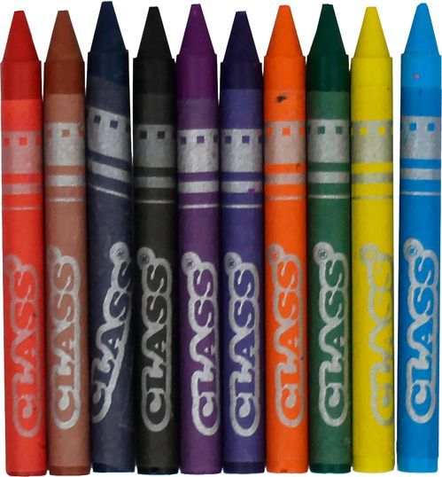 Мел восковый 10 цветов CLASS