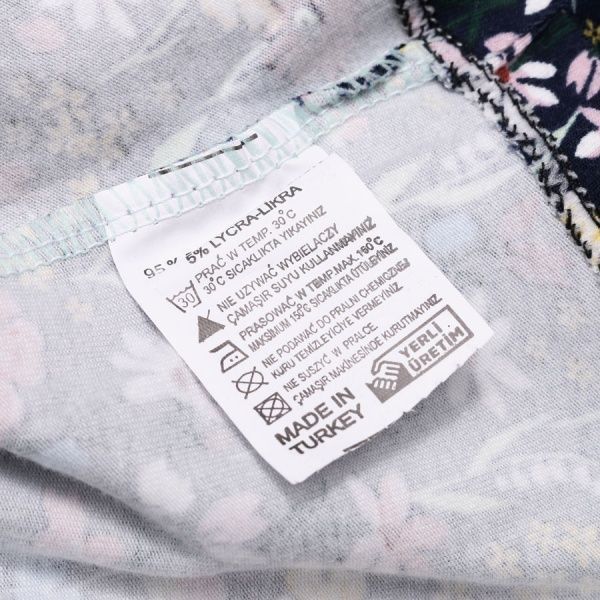 Платье Deco р.116-122 черный/с принтом 19749 