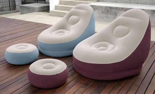 Крісло надувне Bestway Comfort cruiser 122х81 см в асортименті