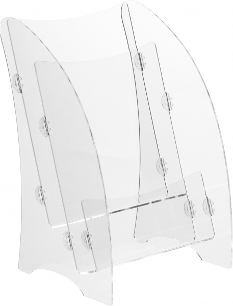 Подставка под полиграфию на 2 кармана А5