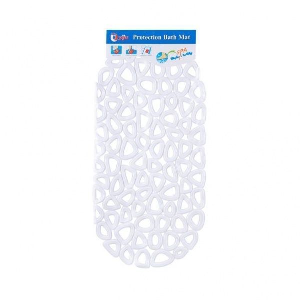 Коврик для ванной Бублики 67х34 см белый