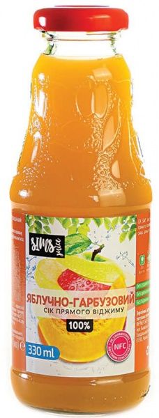 Сок Sims Juice Яблочно-тыквенный 0,33л 