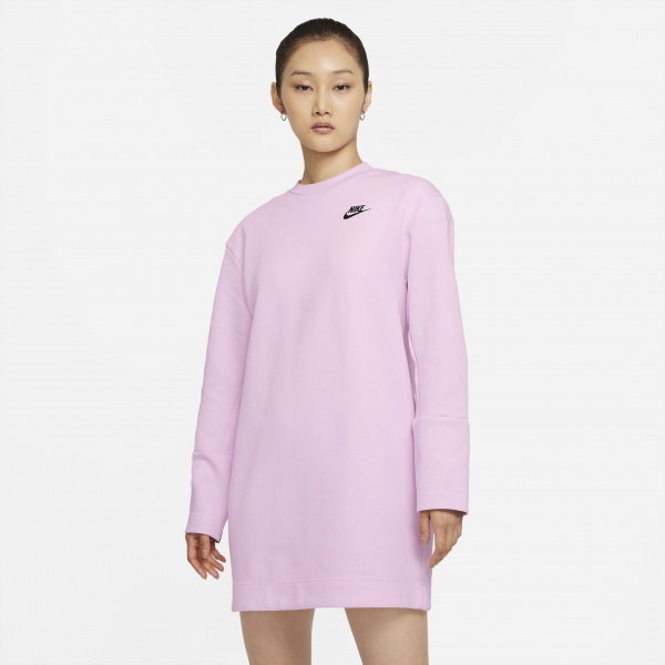 Сукня Nike W NSW TCH FLC ESSNTL LS DRSS DD5626-695 р.S рожевий