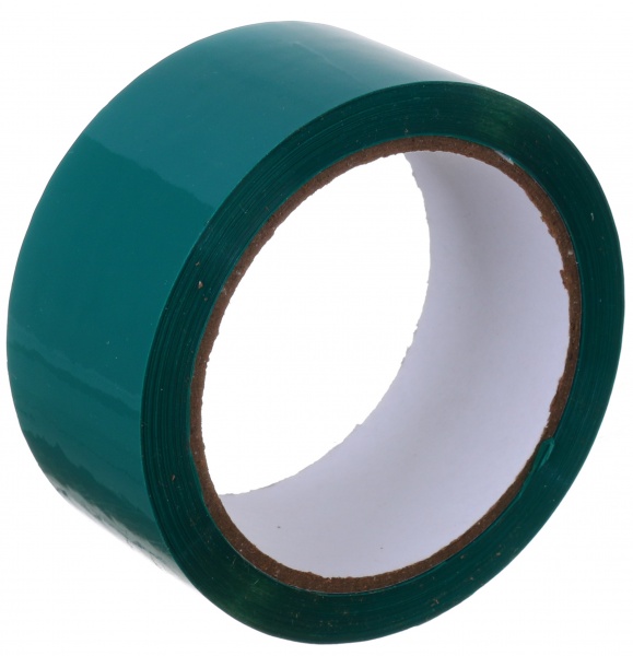Стрічка самоклейка зелена 45 мм 66 м 40 мкм
