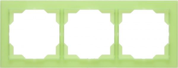 Рамка трехместная ABB NEO универсальная светло-зеленый 3901M-A00130 42