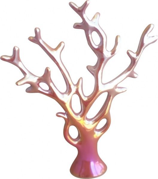 Підставка для прикрас Дерево дзеркальне рожевий 