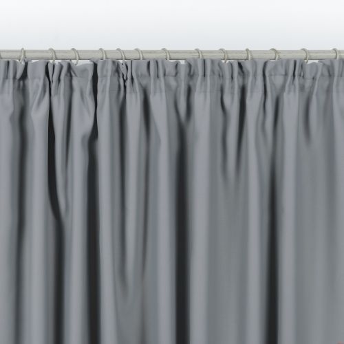 Штора-блэкаут свинцово-серый 150х27 см