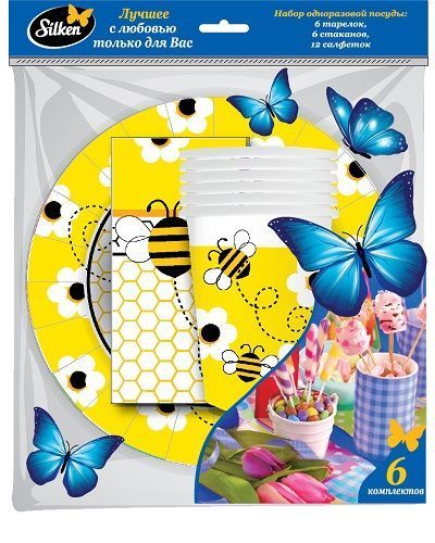 Набір посуду Silken Бджілка на 6 персон