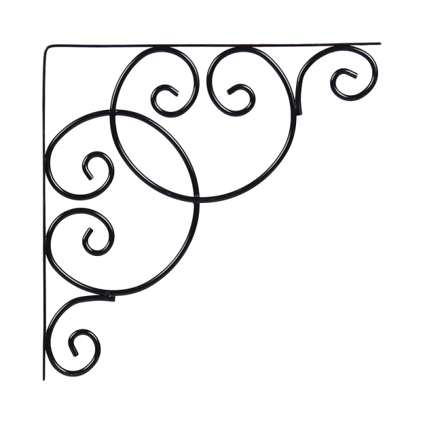 Кронштейн Larvij Фиоре черный L7655BL