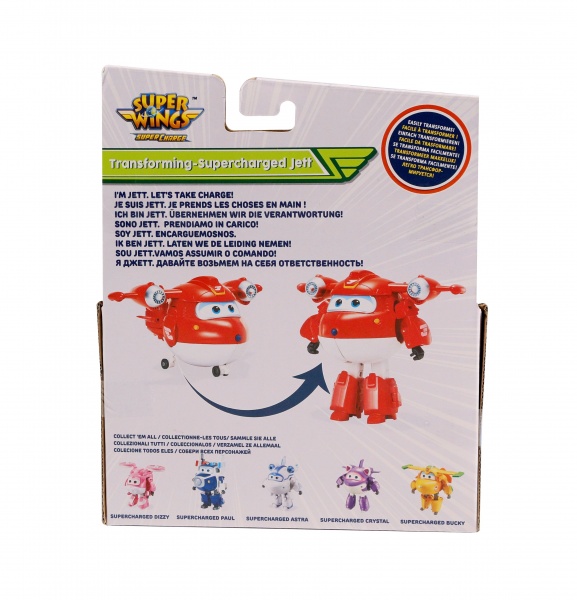 Іграшка-трансформер Super Wings Transforming-Supercharge Jett Джетт EU740283 