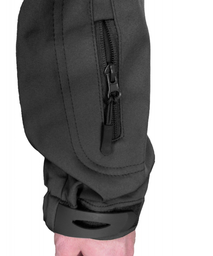 Куртка 1991 ТМ тактична вологозахисна SoftShell, Black 34123-JA-01-B-2XL р.XXL
